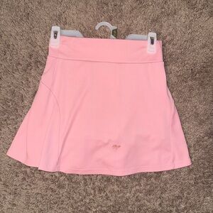 Pink tennis skirt